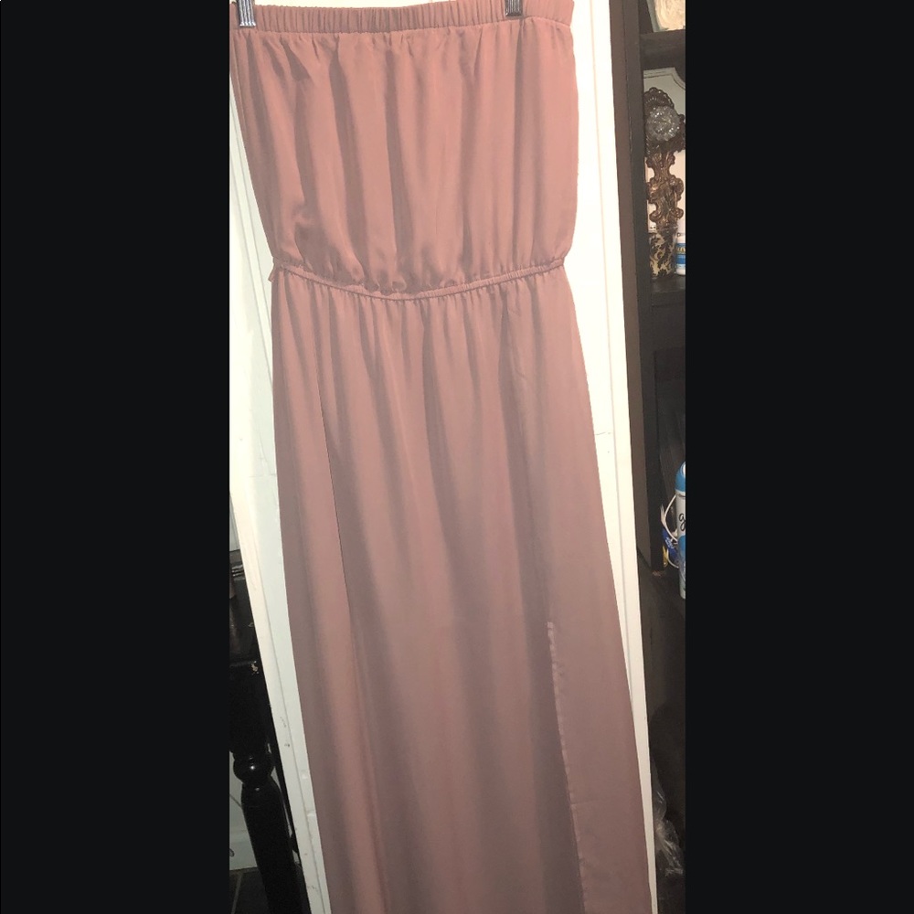 Strapless Maxi Dress